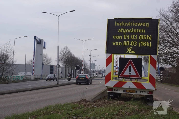 Weg meerdere dagen dicht vanwege wegwerkzaamheden