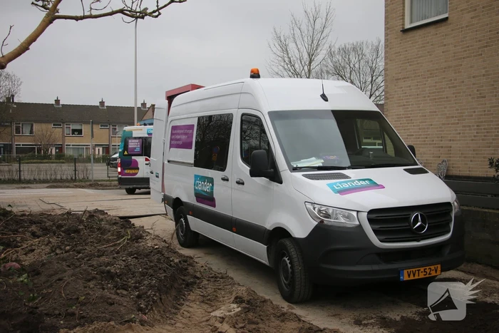 Gasleiding geraakt bij werkzaamheden