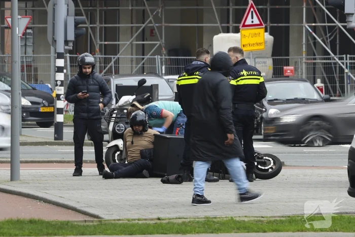 Maaltijdbezorger gewond bij ongeval