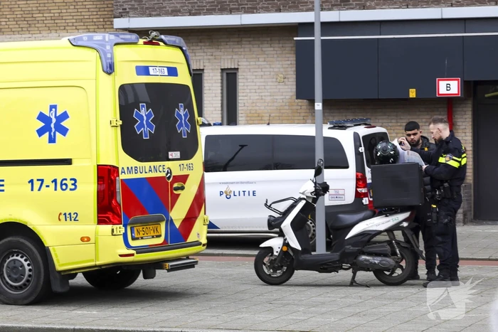 Maaltijdbezorger gewond bij ongeval