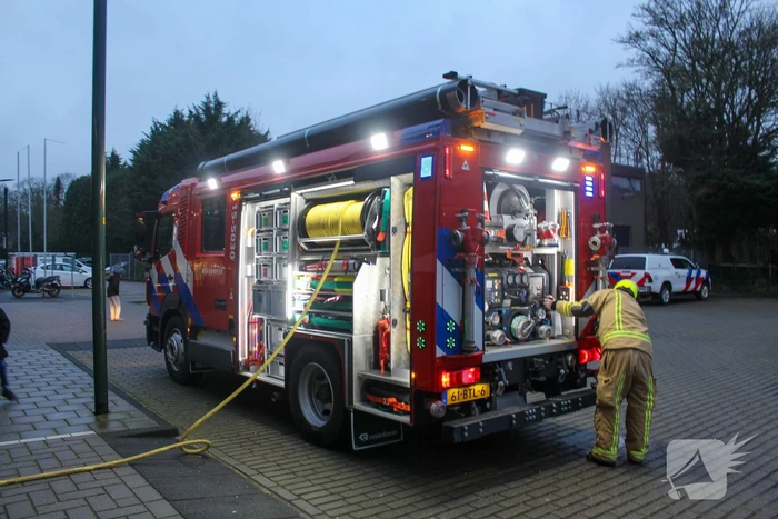 Rookontwikkeling in garage van flat