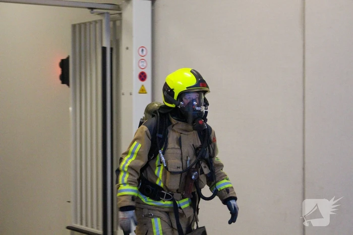 Rookontwikkeling in garage van flat