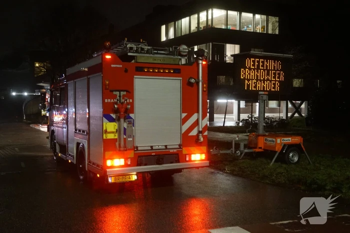 Grote brandweeroefening bij Meander Medisch Centrum