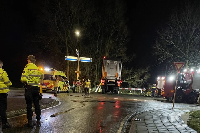 Ernstig ongeval met vrachtwagen