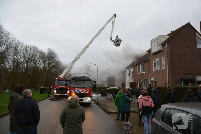Flinke rookontwikkeling bij uitslaande woningbrand