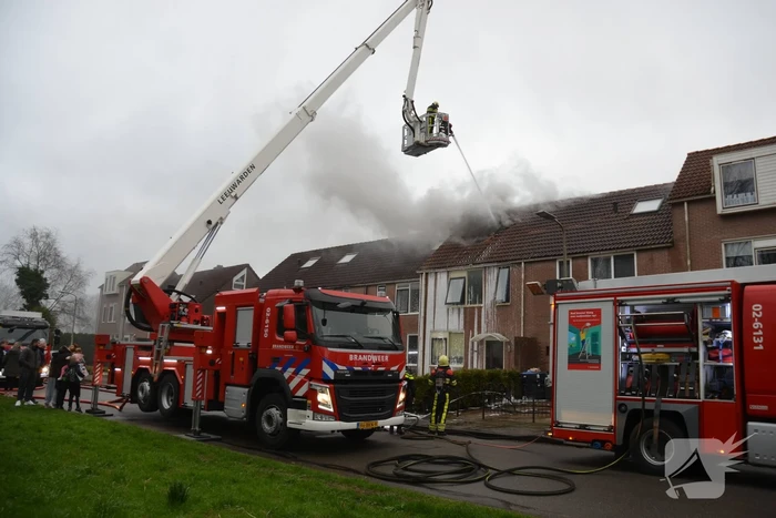 Flinke rookontwikkeling bij uitslaande woningbrand