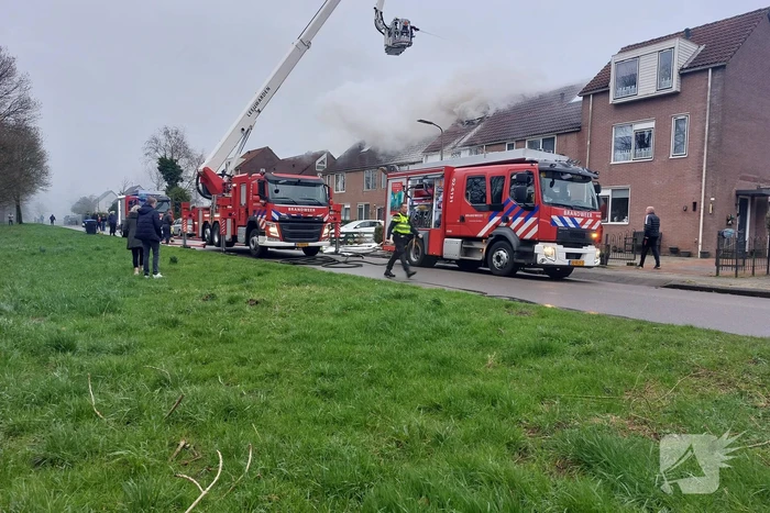 Flinke rookontwikkeling bij uitslaande woningbrand