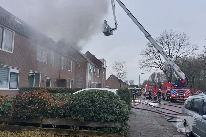 Flinke rookontwikkeling bij uitslaande woningbrand