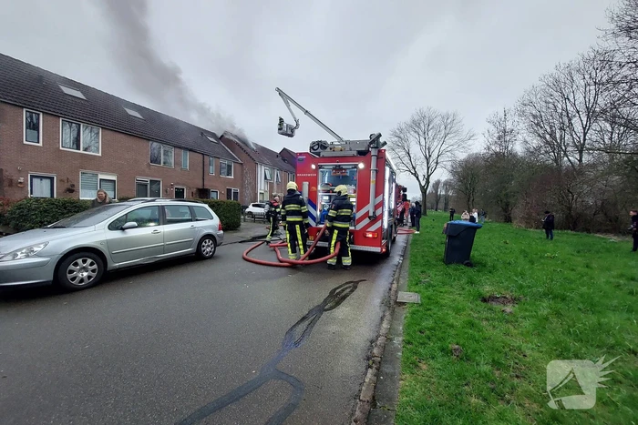 Flinke rookontwikkeling bij uitslaande woningbrand