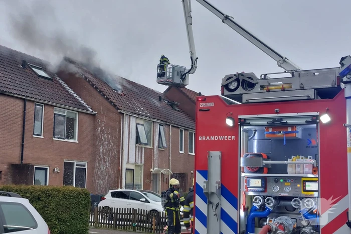 Flinke rookontwikkeling bij uitslaande woningbrand