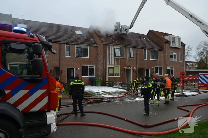 Flinke rookontwikkeling bij uitslaande woningbrand