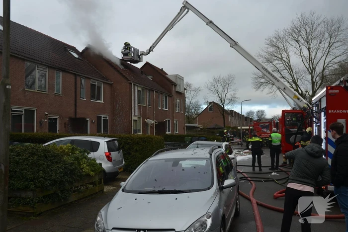 Flinke rookontwikkeling bij uitslaande woningbrand