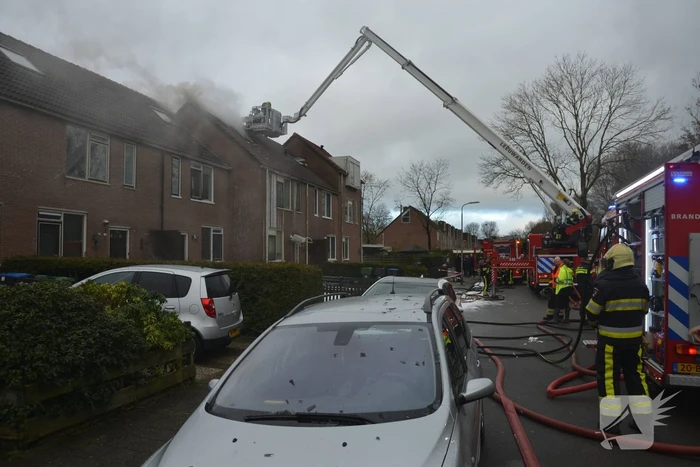 Flinke rookontwikkeling bij uitslaande woningbrand