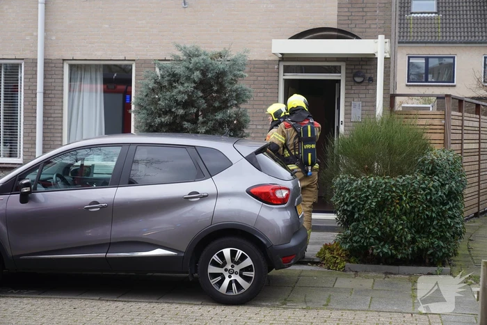 Rook uit wasmachine zorg voor brandweer op de stoep