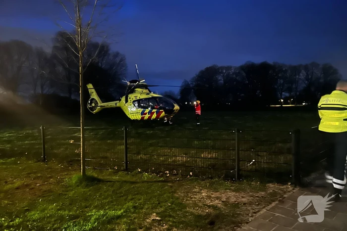 Traumahelikopter landt vanwege medische noodsituatie