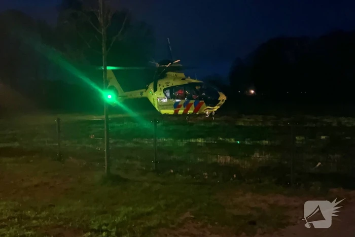 Traumahelikopter landt vanwege medische noodsituatie