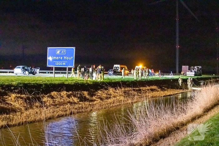Automobilist overleden bij aanrijding