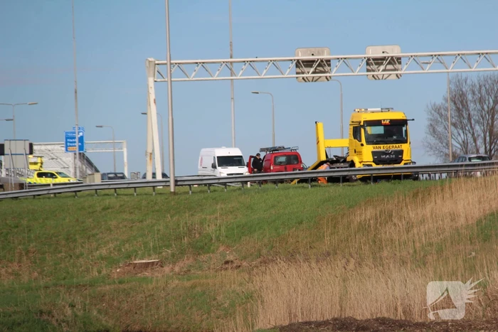 Veel schade bij eenzijdig ongeval