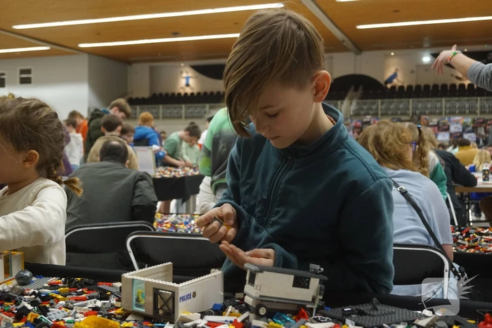 Sporthal walhalla voor liefhebbers van Lego