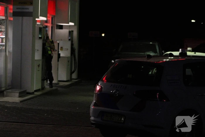 Total tankstation overvallen politie zoekt dader