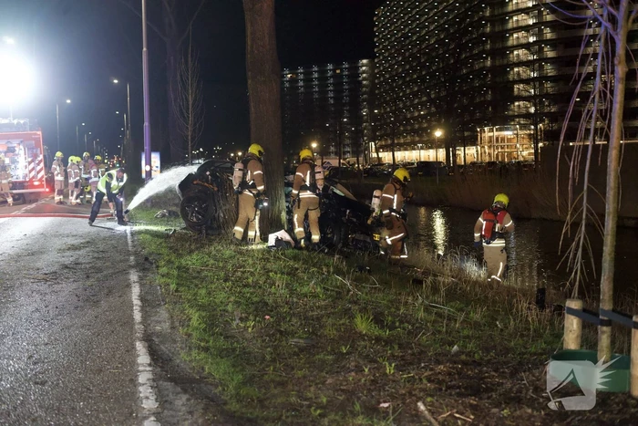 Persoon overleden bij eenzijdige aanrijding