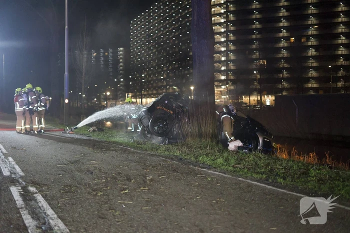 Persoon overleden bij eenzijdige aanrijding