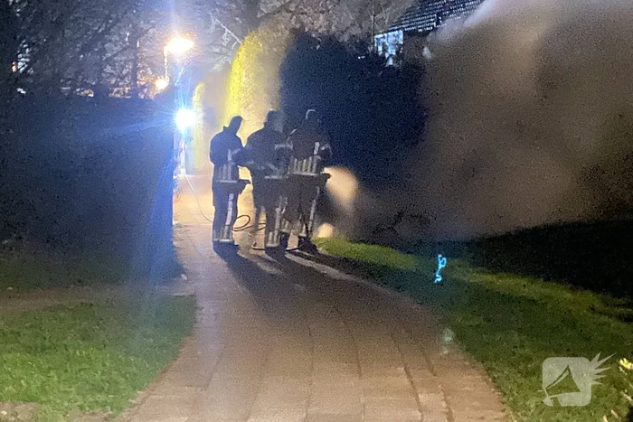 Scooter verwoest door brand