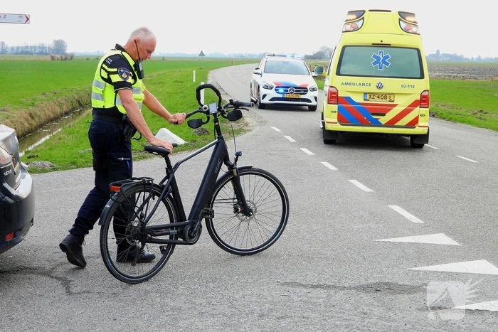 Fietser gewond bij ongeval op kruising