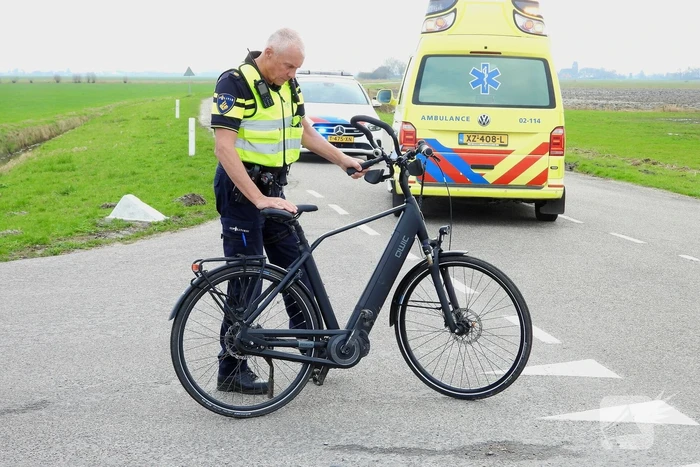 Fietser gewond bij ongeval op kruising