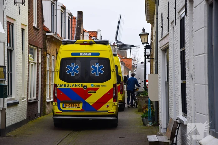 Traumahelikopter landt voor medische noodsituatie met kindje