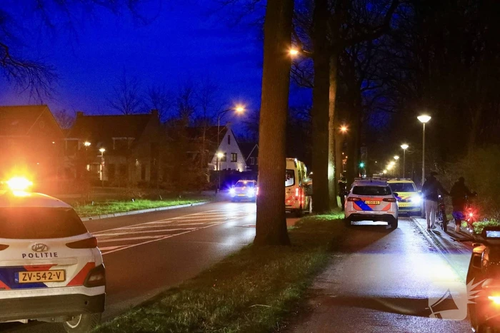 Man gewond op fietspad