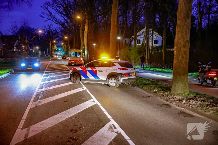 Man gewond op fietspad
