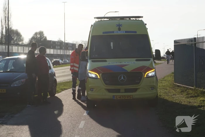 Fietser gewond bij aanrijding op kruising