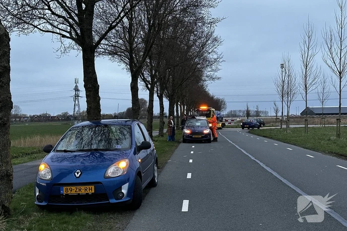 Twee voertuigen beschadigd door ongeval