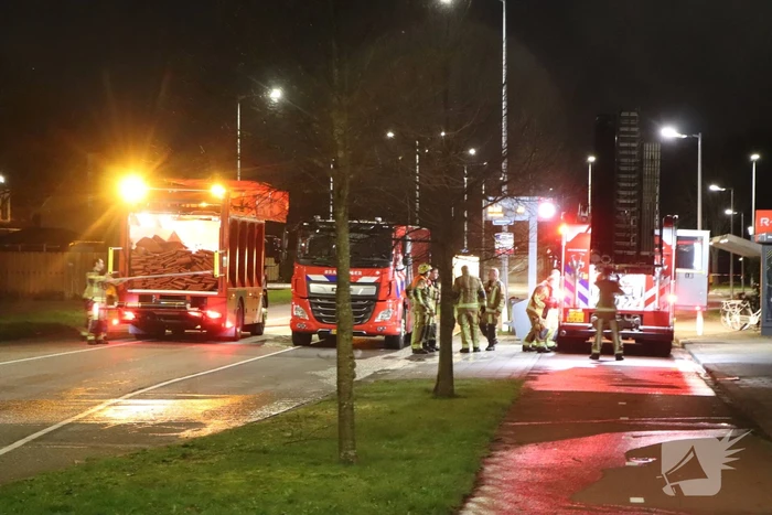 Zeer grote brand in leegstaande schuur