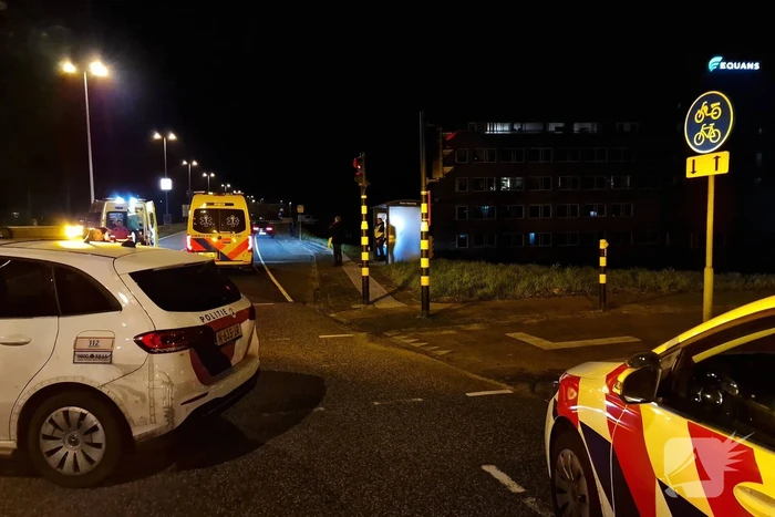 Scooterrijder gewond bij verkeersongeval