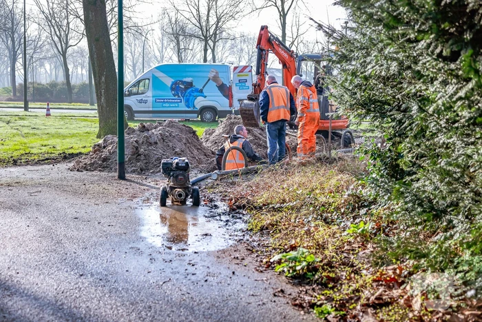 Huishoudens zonder water door waterlek