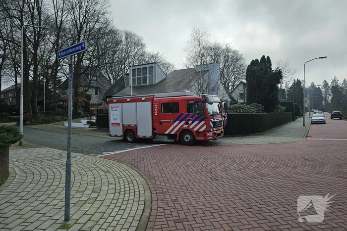Gasleiding in tuin geraakt door graafwerkzaamheden