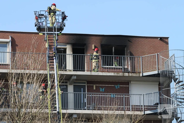 Appartement onbewoonbaar na uitslaande brand