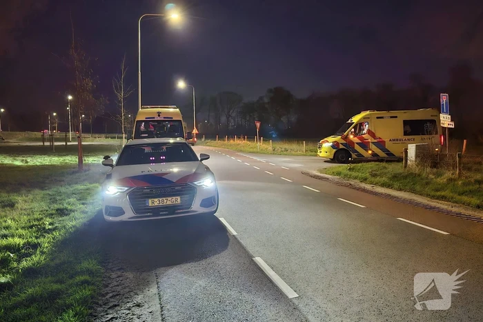 Traumahelikopter landt voor medische noodsituatie in huis