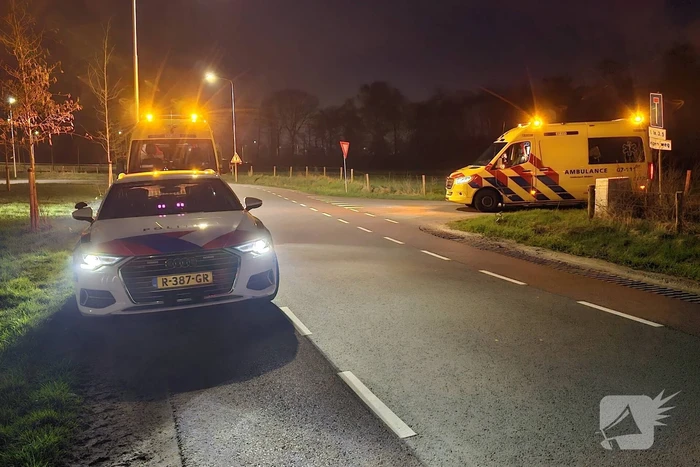 Traumahelikopter landt voor medische noodsituatie in huis