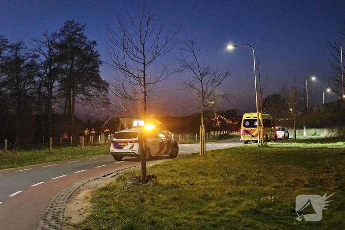Traumahelikopter landt voor medische noodsituatie in huis