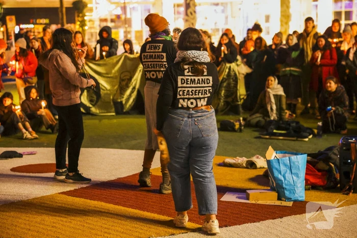 Grote opkomst bij gemengde demonstratie