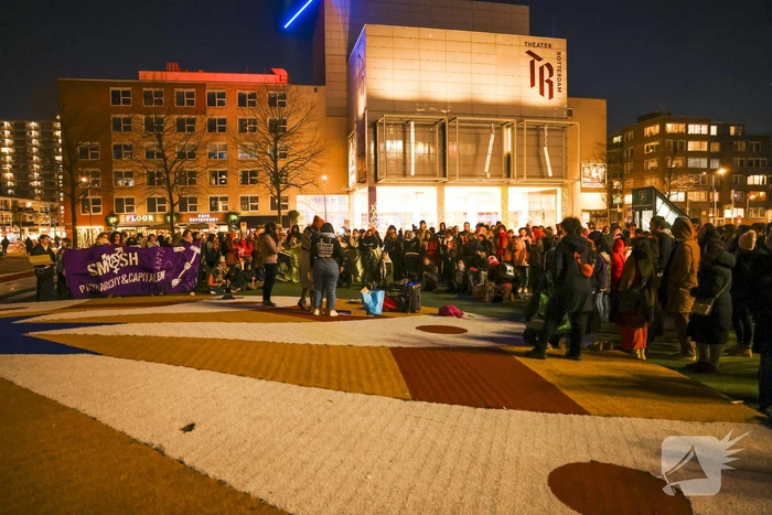 Grote opkomst bij gemengde demonstratie