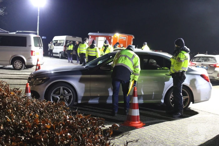 Grote verkeerscontrole op carpoolplaats