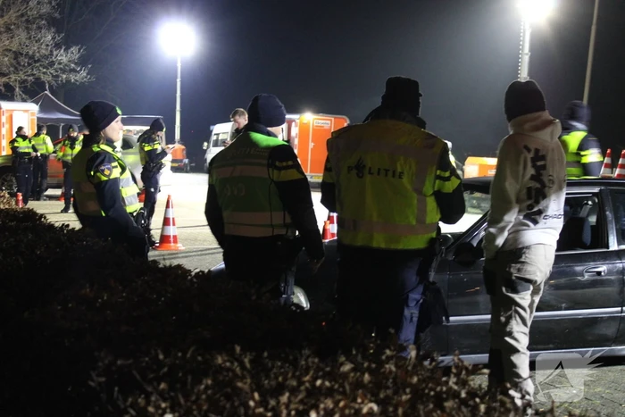 Grote verkeerscontrole op carpoolplaats