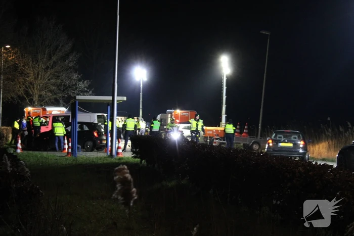 Grote verkeerscontrole op carpoolplaats