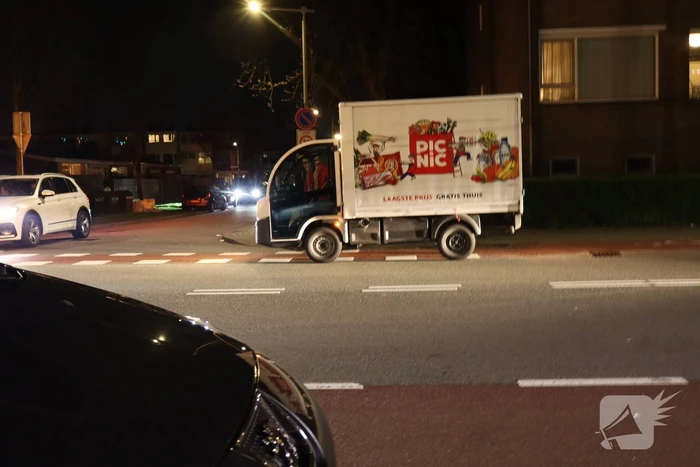 Fietser botst achterop voertuig van PicNic