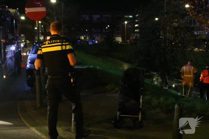Zoektocht na aangetroffen kinderwagen