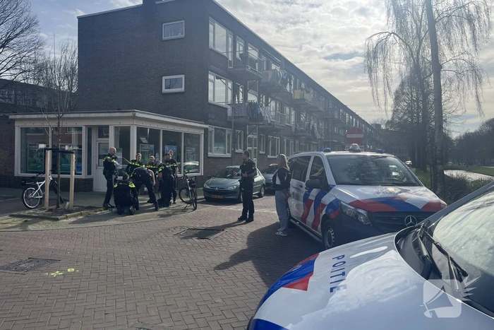 Aanhouding na mogelijke steekpartij